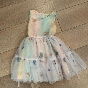 NANETTE LEPORE GIRLS BUTTERFLY SIZE 4 DRESS
